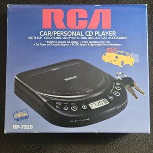 RCA RP-7926 Car / Personal CD Player - Missing Headphones